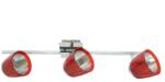 Landlite FELIX G929-3TU mennyezeti spotlámpa (piros), G9 foglalattal - bolt