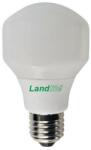 Landlite Energiatakarékos, E27, 11W, T60, 600lm, 2700K, körte formájú fényforrás (ELN-11W)