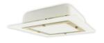 Landlite KABIRA MW-4206A/16", antik bronz mennyezeti lámpa, 3xE27 60W