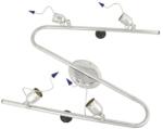 Landlite CLG-540C króm spotlámpa 230V 4xMax 50W GU10 állítható Z-forma - bolt
