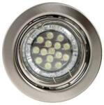 Landlite LED, GU10, 3x1, 5W, Ø79mm, billenő, matt króm, spot lámpa szett (KIT-60A-3)