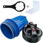 WTS Sistem filtrare WTS impuritati Big Blue 10 inch albastru 1-1/2 tol (WTS001BB10MONO1/2T) Filtru de apa bucatarie si accesorii