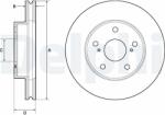 DELPHI Tarcza Ham. Toyota Hi-lux 05- (bg4758c)