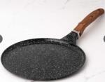 Goldmann Tigaie clatite pizza aluminiu turnat, 28x1.5 cm, acoperire ceramica, maner soft touch, inductie, Goldmann (GM 1128)