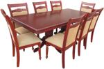  Set Masa RH7132 + 8 scaune RH8064 , 160x100c77 cm, Mahon