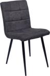 Colenis Set 8 scaune living, Dani Colenis gama lux, catifea metal, 84x42x39 cm, Antracit
