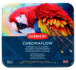 Derwent CHROMAFLOW színes ceruza készlet fémdobozban 72 szín