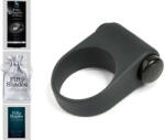 Fifty Shades of Grey - szilikon vibrációs péniszgyűrű (fekete) - szexvital