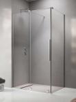 Radaway Zuhanykabin, Radaway Furo KDJ szögletes zuhanykabin 120x75 átlátszó jobbos