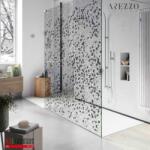 AREZZO design premium üvegfal FORIO Clear Glass Black 1400x2000 (AR-FO140200CB)