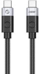 ORICO Cablu USB Orico CC240-40 240W USB Type-C - USB Type-C 1m, Negru (CC240-40-10-BK)