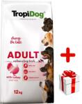 TropiDog Premium Adult Medium & Large Breed pulyka rizzsel 12kg + MEGLEPETÉS A KUTYÁDNAK