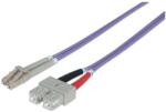 Intellinet 751056 száloptikás kábel 5 M LC SC OM4 Ibolya (751056) (751056) - xupe