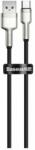 Baseus - USB / USB-C Kábel (40W) (0, 25m), ezüst