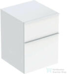 Geberit ICON 45x47, 6x60 cm-es 2 fiókos oldalsó szekrény, matt fehér 502.315. 01.3 (502315013)