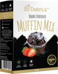 SoDelishUs szénhidrátcsökkentett dupla csokis muffin mix 550 g - vital-max