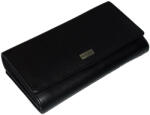 SLM La Scala nagyméretű, női fekete színű bőr pénztárca 18, 2 × 10 cm (SLM-CNA155-FEKETE)