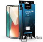 MyScreen DIAMOND GLASS LITE EDGE előlap védő karcálló edzett üveg - FEKETE - 9H, 0.33 mm, A teljes felületén tapad, a teljes kijelzőt védi - Xiaomi Redmi Note 13 4G / 5G / Xiaomi Redmi Note 13 Pro 5G
