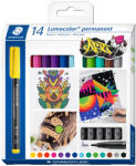 STAEDTLER Комплект маркери Staedtler Lumocolor 317 OHP M, 14 цв (31087-А)