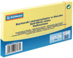 DONAU Самозал. листчета Donau 127х76mm, 100л, жълти (31250-А)