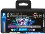 STAEDTLER Маркери Staedtler Pigment Arts 371, 6 цвята, 371 c6-2 (31652-А-371 C6-2)