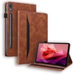  FLATY Husă flip pentru Lenovo Tab P12 maro