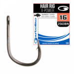 Garbolino Carlig Garbolino No. 12 Hair Rig X-Power 2563 Black Nickel 10buc