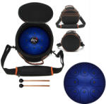  Tongue Drum din Otel - Handpan Albastru 7 Note - 8 Inch/20, 3 cm - 1 Buc Castron