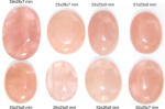  Cabochon din Cuart Roz - Oval - 29-39x23-28x5-9 mm - 1 Buc
