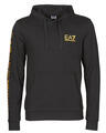 Giorgio Armani Pulóverek TRAIN LOGO SERIES M HOODIE RN COFT Fekete EU L