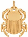 Lilou aranyozott medál Skarabeusz - arany Univerzális méret - answear - 13 990 Ft