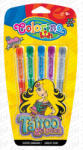 Colorino Tattoo csillámos zselés toll - 5 színű 15860