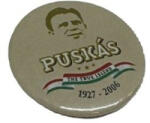  Puskás kitűző