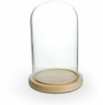  Üvegbúra fa talppal 12*20cm