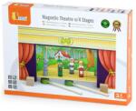 Viga Toys Teatru de papusi magnetic din lemn (VIG56005)