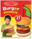 Melissa & Doug Joc educativ de stivuire si potrivire Burgerul gigant (MD32402)