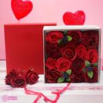 Ancient Wisdom Édenkert - Luxus Vörös Szappanrózsa Box