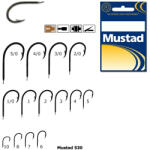 Mustad Carlige Bronz Mustad 530, Forjate, Cioc Papagal, Nr 1 0, 10 Buc Plic (m.530.01)