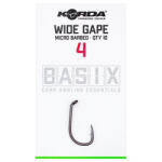 Korda Carlige Korda Basix Wide Gape Nr. 4, 10 Buc Plic (k.kbx002)