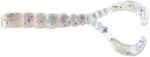 MUSTAD Grub Mustad Aji Finesse Chiki Crawl Tail 4, 3 Cm Clear Purple Glitter 12 Buc Plic (f1.m.ajw.cwt.1.7.012)