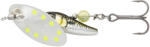 Savage Gear Rotativa Savage Gear Spinner Sticklebait Nr. 4 9, 1g Sinking Green Silver Ayu (sg.82245)