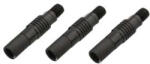 Prologic Conector Prologic Cu Eliberare Rapida, Negru, 3 Buc Set (a.pro.43884)