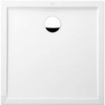 Villeroy & Boch Futurion Flat cădiță de duș pătrată 90x90 cm alb UDQ0900FFL1V01