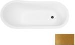 Besco Olaya cadă freestanding 157.5x66.5 cm ovală bicolor #WAO-160-GZW (#WAO160GZW)
