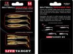 Live Target Set De Rezerva Live Target Pentru Baitball Spinner Rig Small 853 Purple Dark Amber Gold (f.lt.srip01sm853)