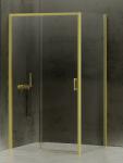 NEW TRENDY Prime Light Gold cabină de duș 100x70 cm dreptunghiular auriu luciu/sticlă transparentă D-0420A/D-0222B (D0420A/D0222B)