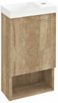 SAPHO Latus dulap 30x16.5x53 cm sub chiuveta pe perete stejar LT711-2222 (LT7112222)