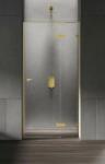 NEW TRENDY Eventa Gold Shine uși de duș 90 cm înclinabilă auriu luciu/sticlă transparentă EXK-4674