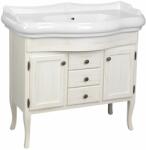 SAPHO Retro dulap 89x36.5x80 cm sub chiuveta pe picioare alb 1621 (1621)