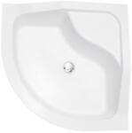 Besco Oliver cădiță de duș semirotundă 80x80 cm alb #BAO-80-II (#BAO80II)